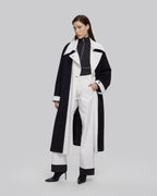 Black &amp; White Long Coat image 3