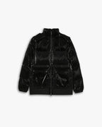 Black Classic Shiny Puffer Jacket image 0