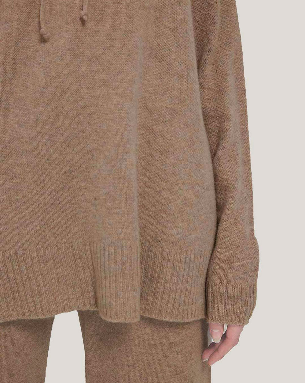 Fine-Knit 100% Wool Hoodie Set image 4