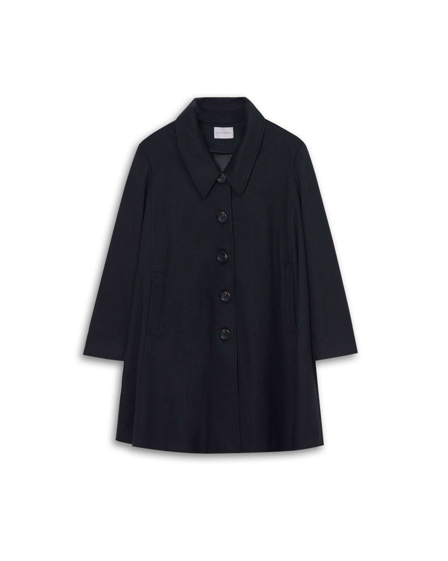 Cape-Shape Cashmere Coat image 0