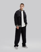 Insulated Baseball Jacket - Black, S image