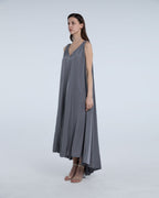 Silky Open Back Long Dress image 2