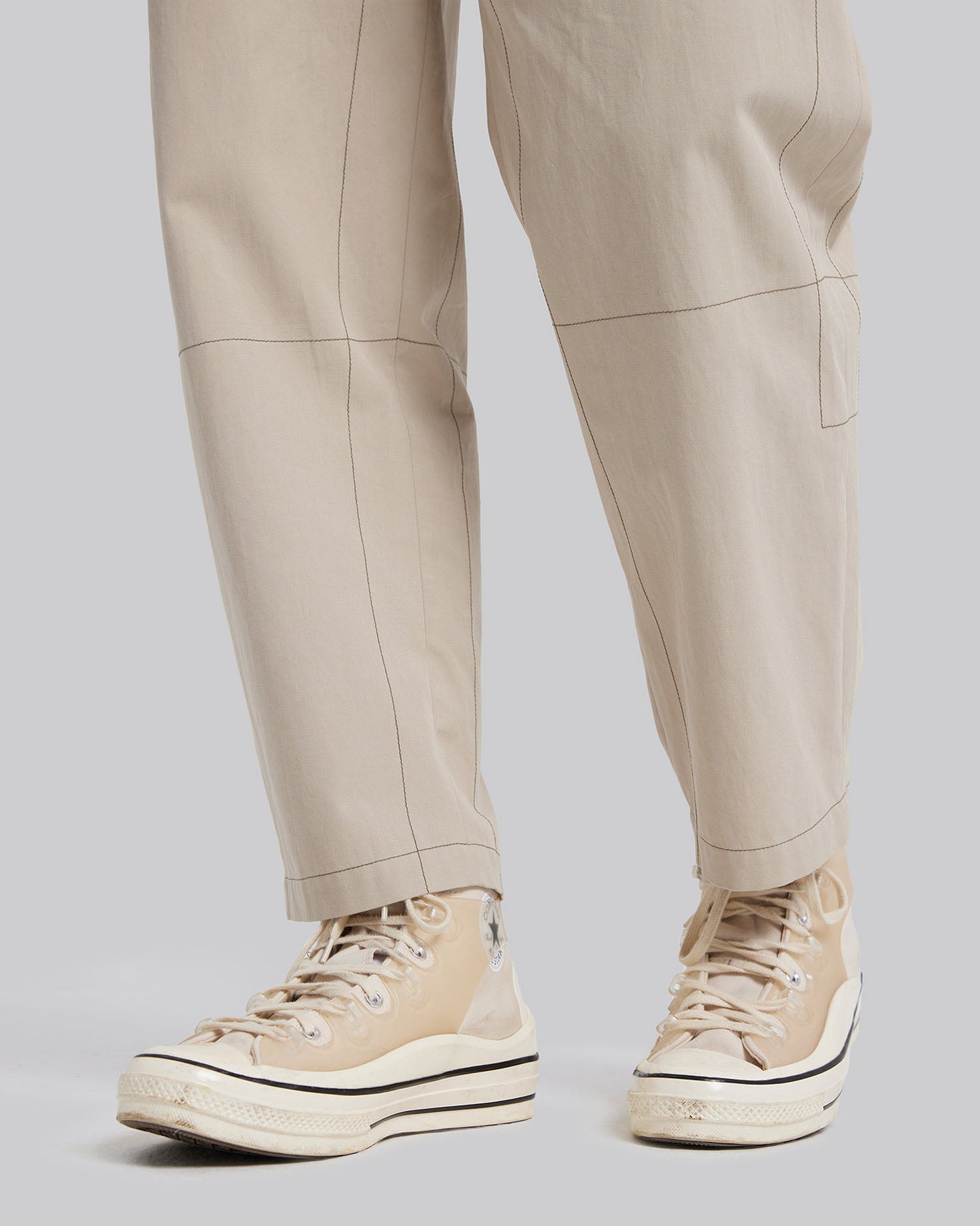 All-Cotton Ankle-Length Pants image 5