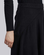Pleated Wool Skirt image 5
