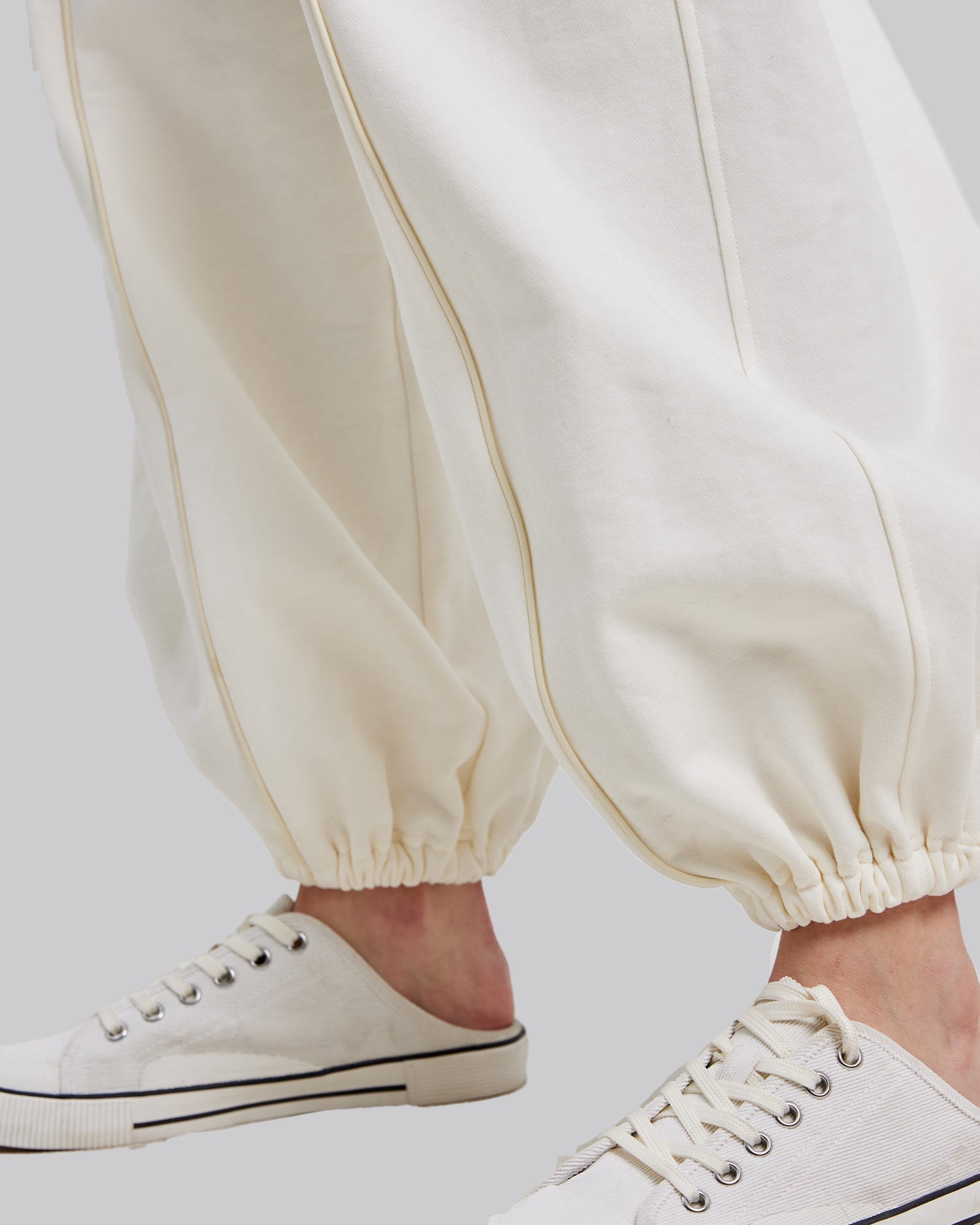 Plain Relaxed Joggers image 5
