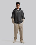 Fake-Two-Piece Hoodie image 2