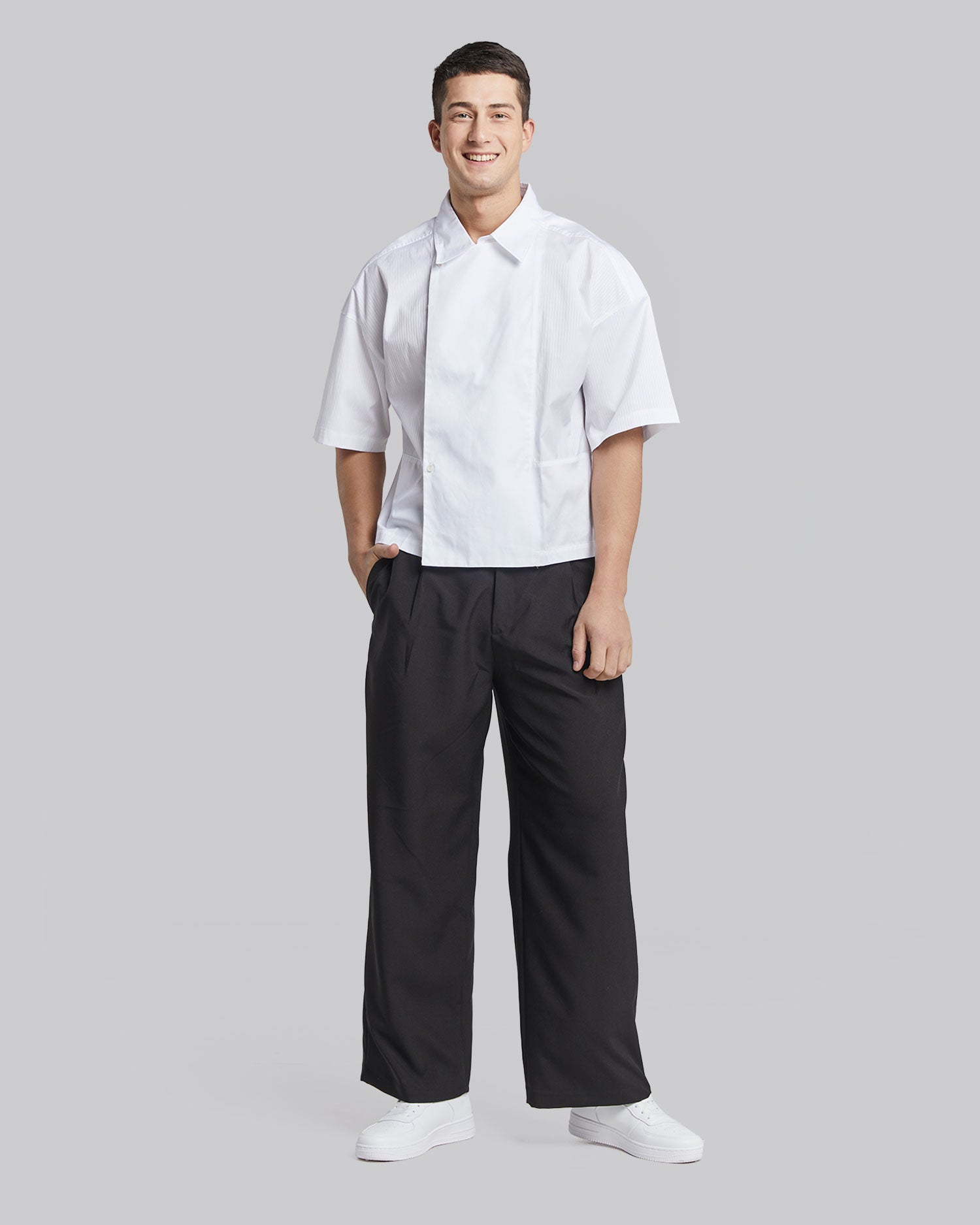 All-cotton Irregular Shirt image 1