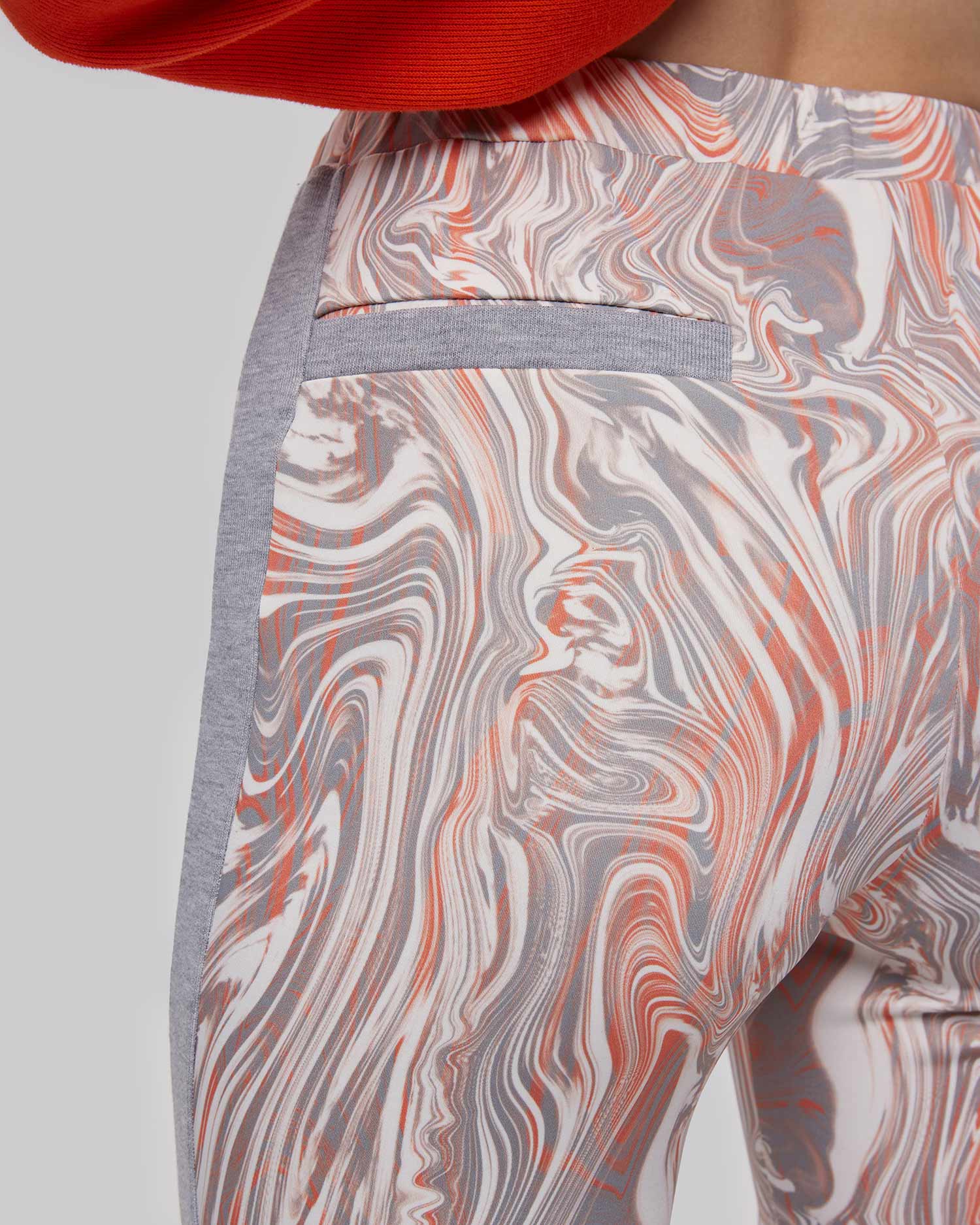 Print Pattern Flare Pants image 5