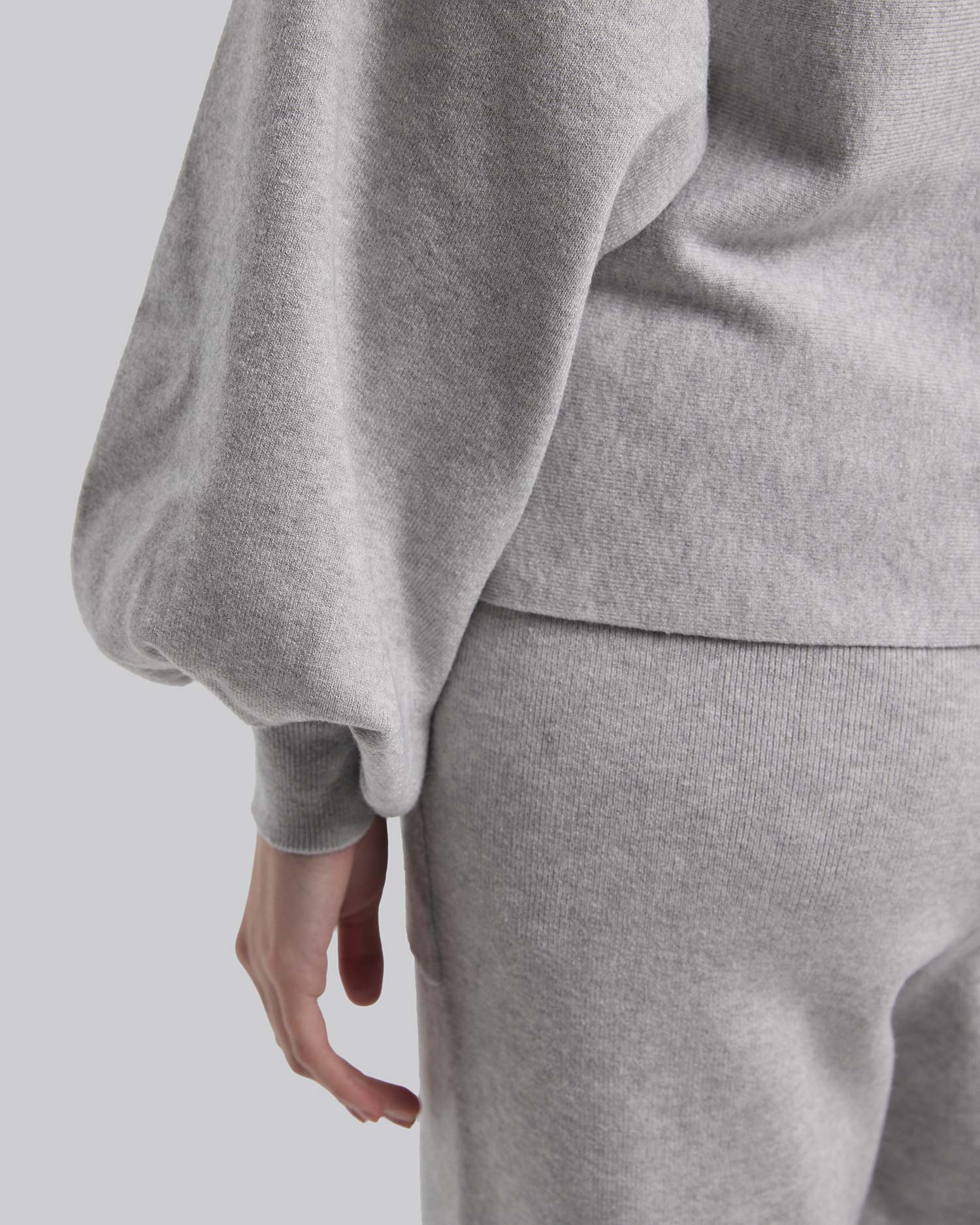High Neck Balloon Sleeve Sweater image 5