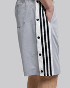 Track-Shorts with Buttoned &amp;Striped Sides image 5