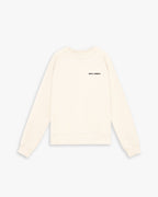 Plain Lounge Crewneck Sweatshirt - White, S image