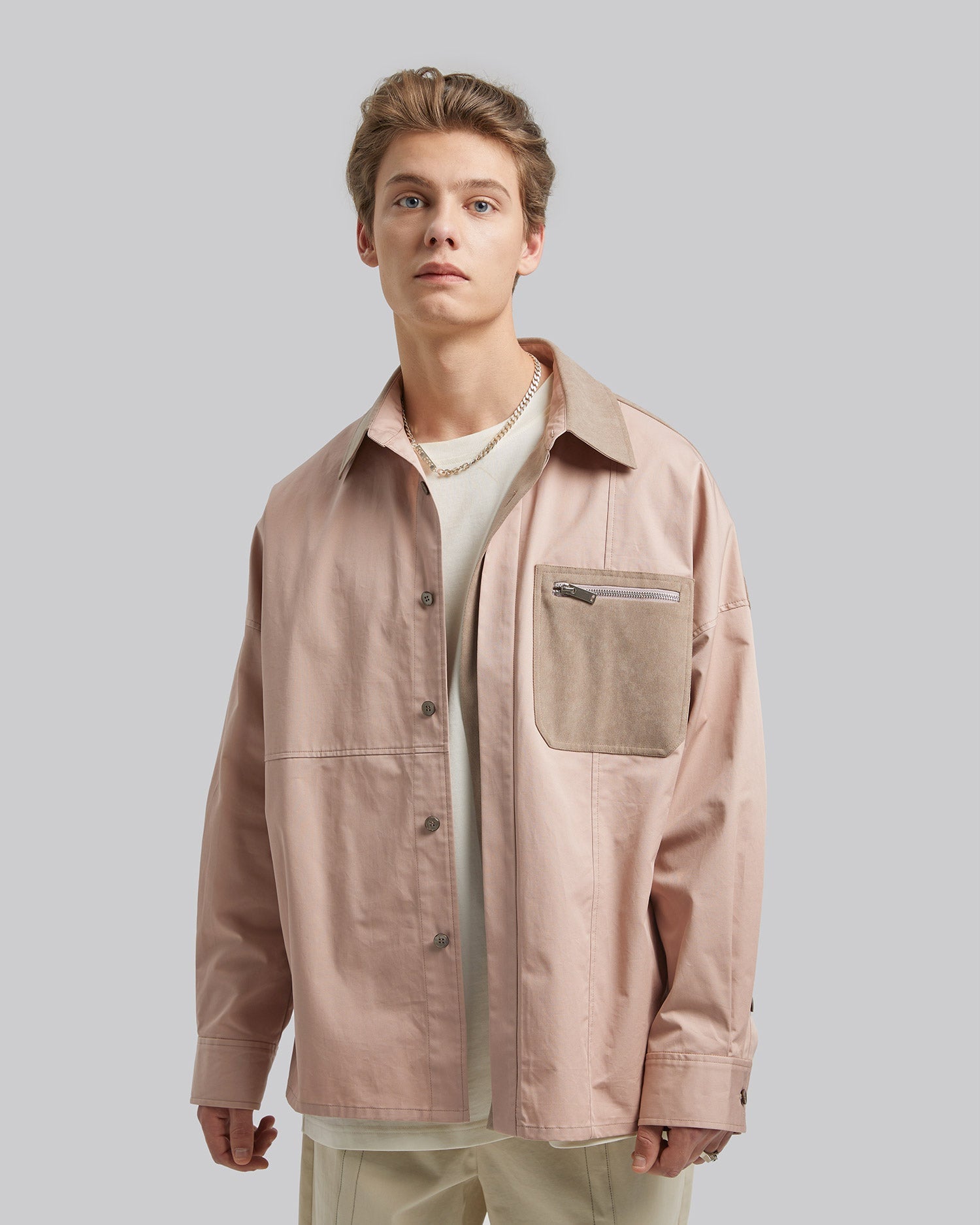 Double Placket Oversize Shirt image 2