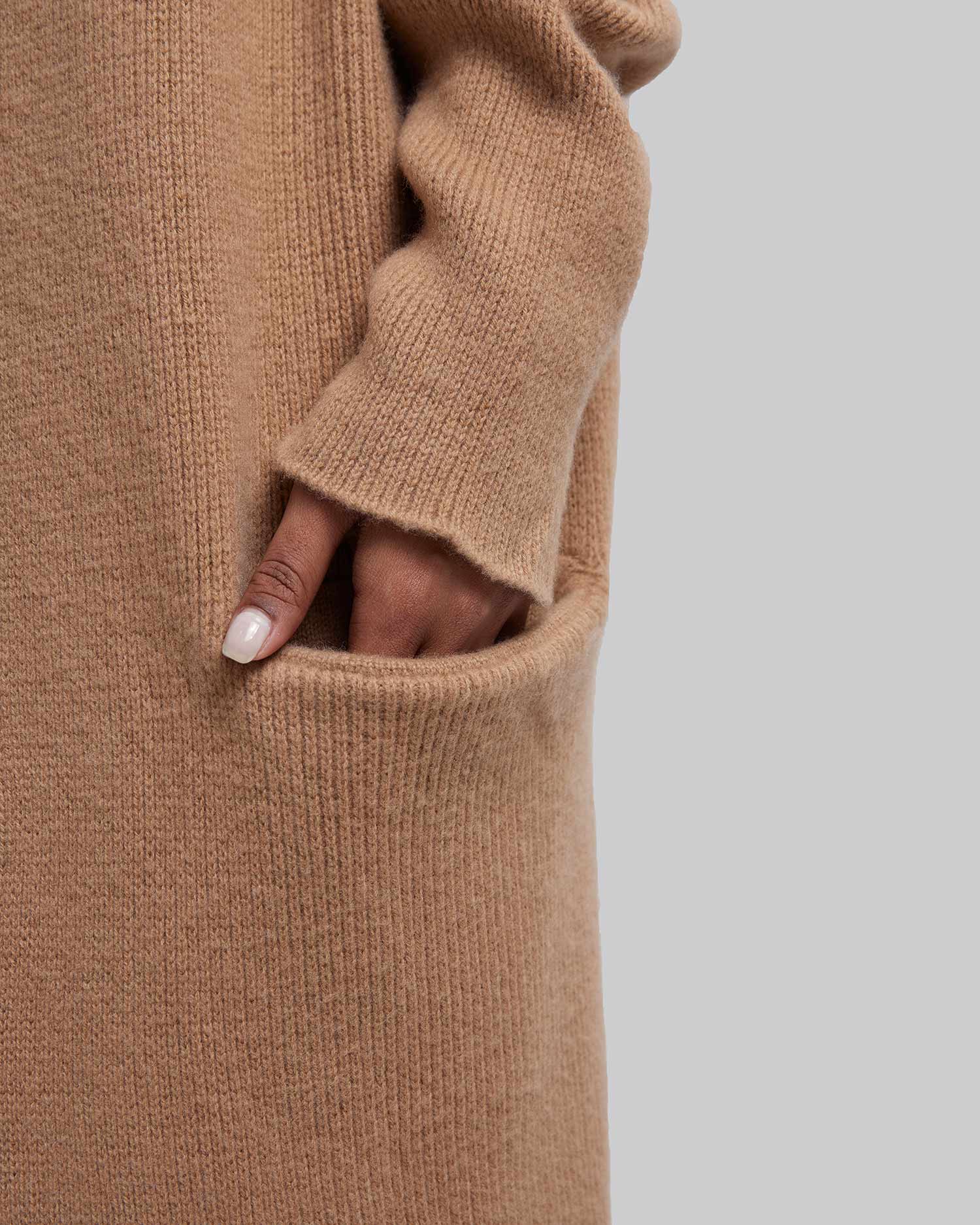 Woolen Wrap-Coat in Pumpkin image 4
