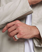 Biker Jacket with Chest Zipper Pocket image 5