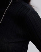 Ribbed Undergarment In Black image 5
