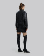 Faux-Leather Biker Jacket image 5