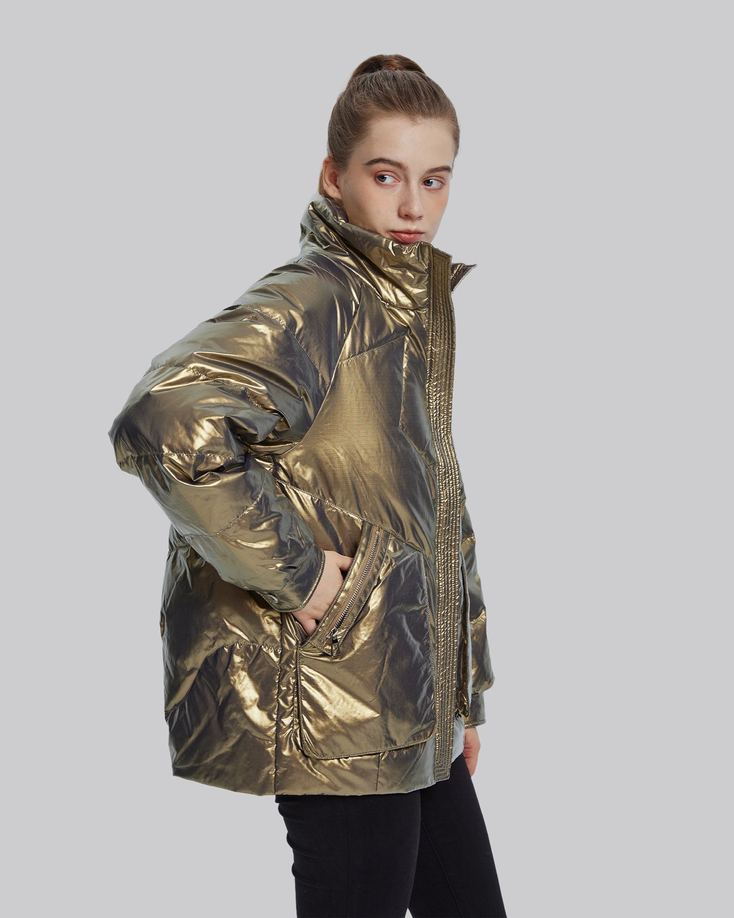Duck Down Puffer Jacket image 3
