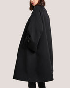 Pointed Collar Wool-Cashmere Long Coat image 3