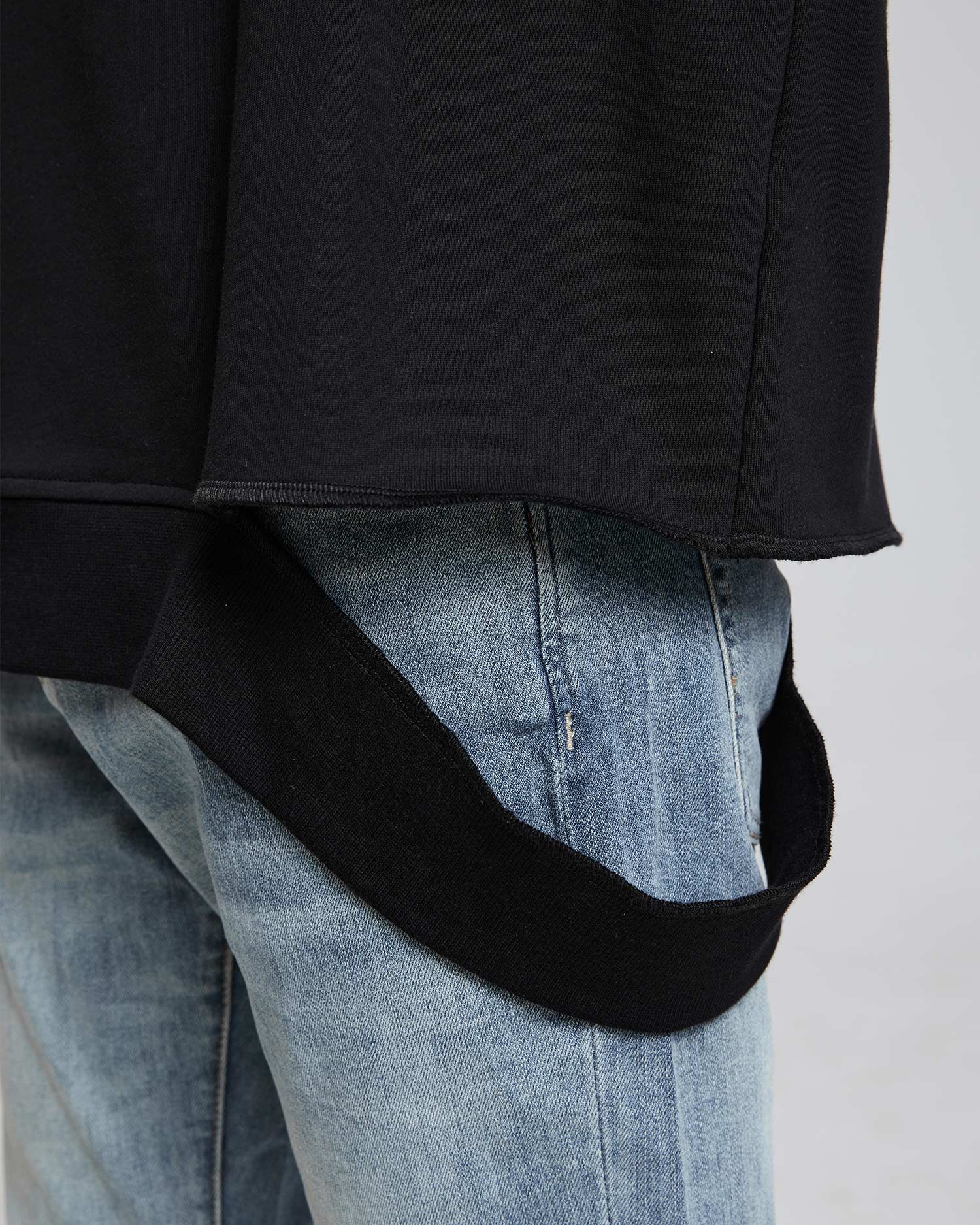 Cotton Ripped Sweatshirt image 4