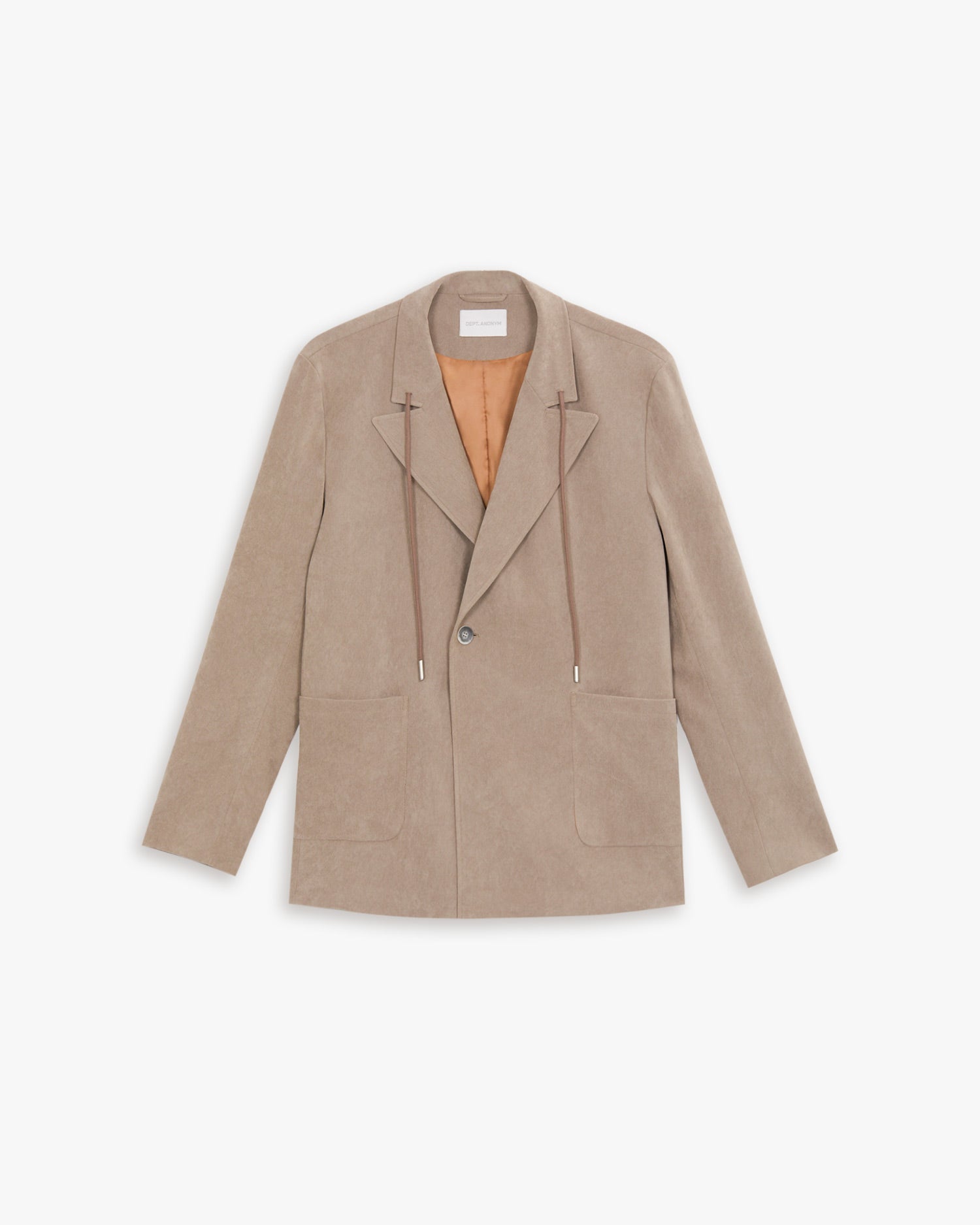 Corduroy Drawstring Blazer image 0