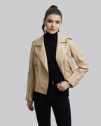 Pristine Faux-Leather Biker Jacket image 2