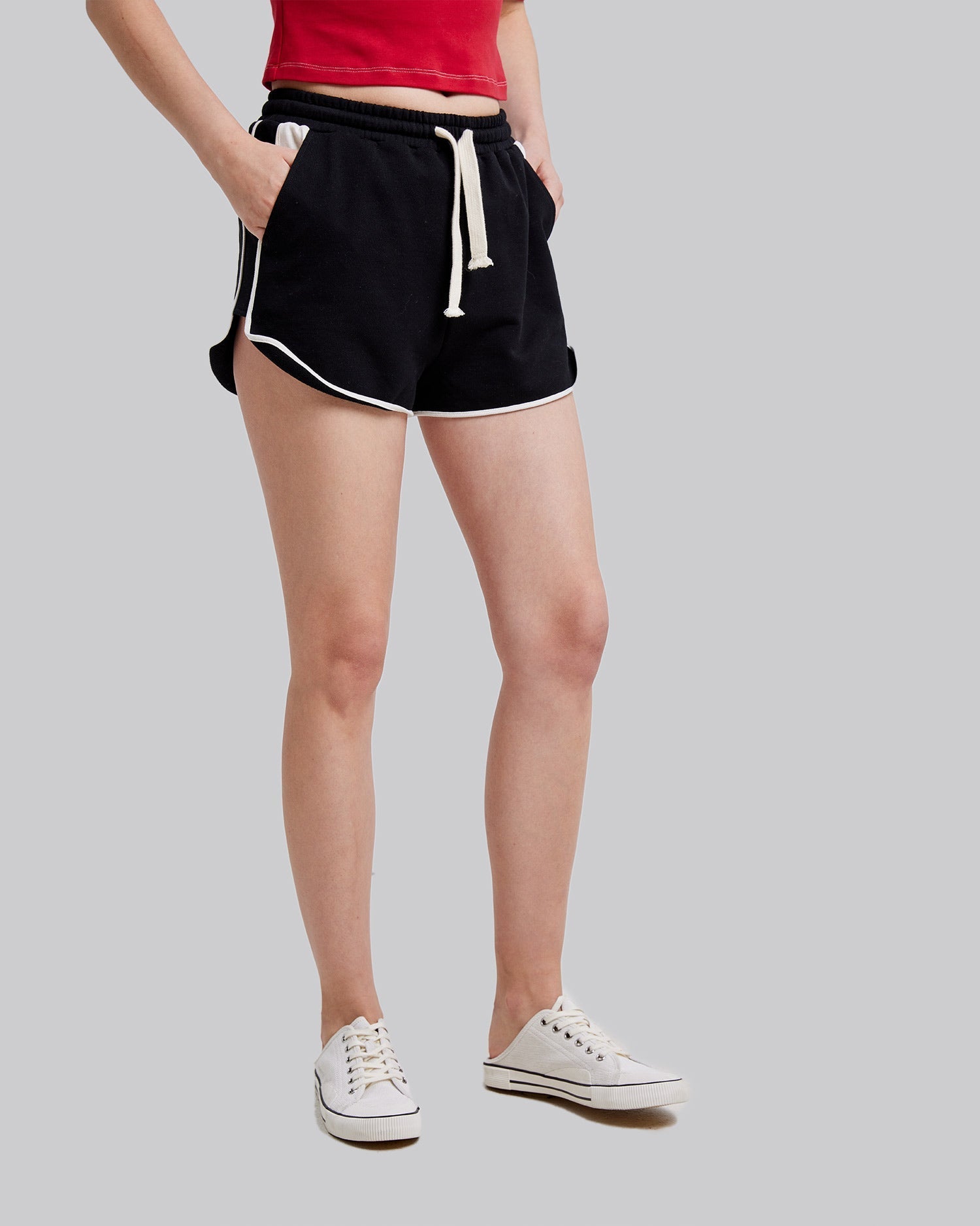 Paneled Track Shorts image 3
