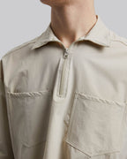 Oversized Zip Up Polo Tee image 5