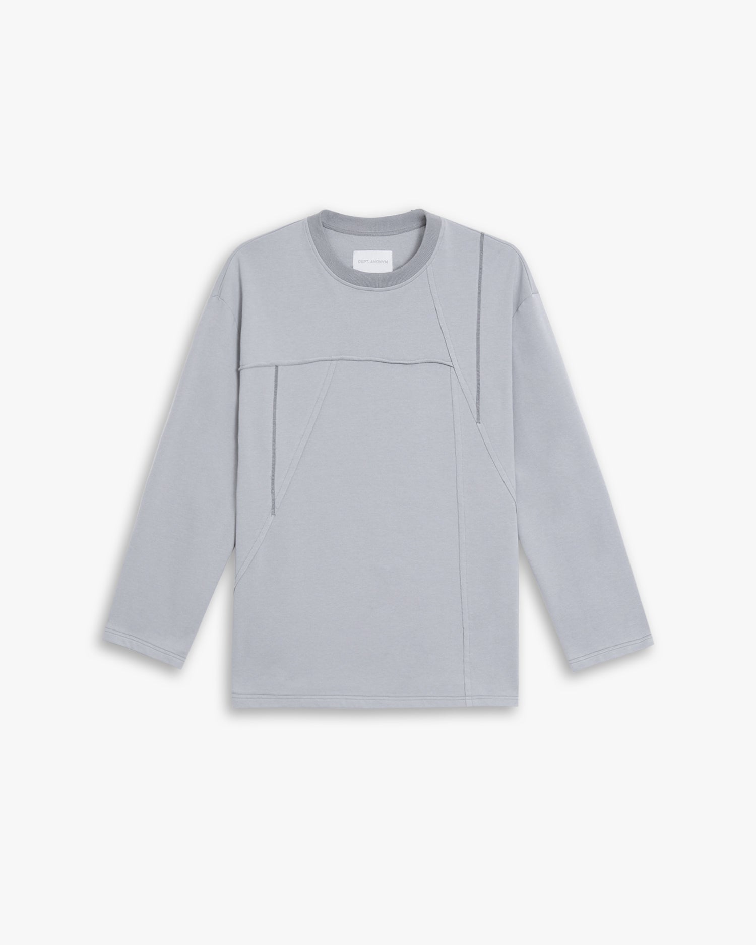 Geometric Seam Crewneck Sweatshirt image 0