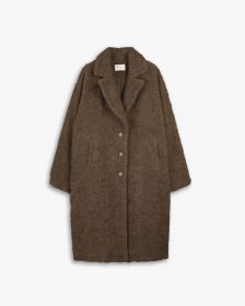 Overcoat In Teddy Fabric image 1