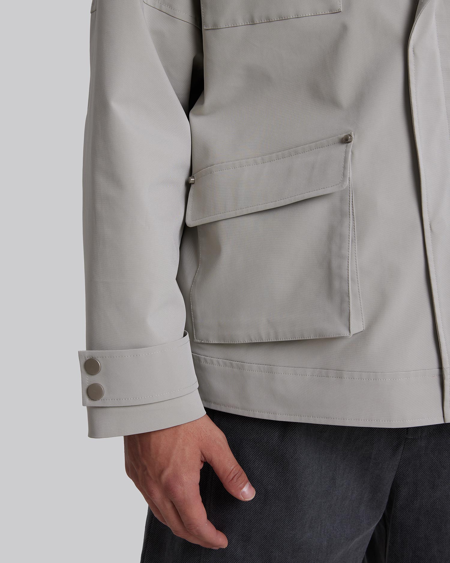 Cargo Pockets Windbreaker Jacket image 5
