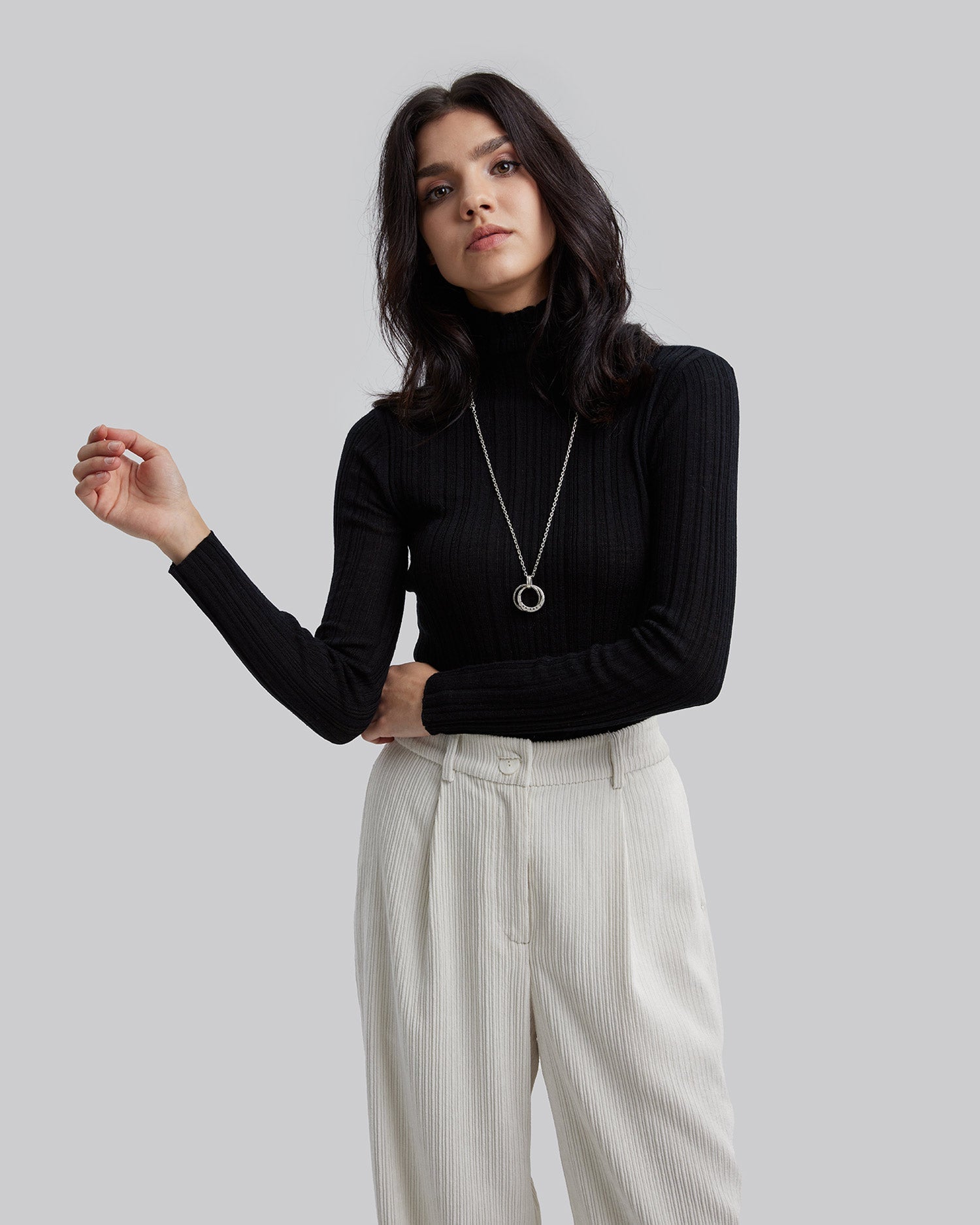 Ribbed Undergarment In Black image 1