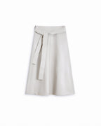 Faux Leather Belted Skirt image 0