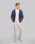 Christmas Cardigan - Blue, S image