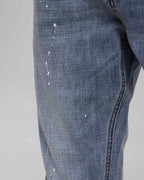 Blue Paint Splash Jeans image 4