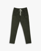 Ankle Zipper Pants - Dark Green, M image