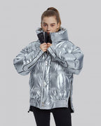 Adjustable Waistline Puffer Jacket image 1