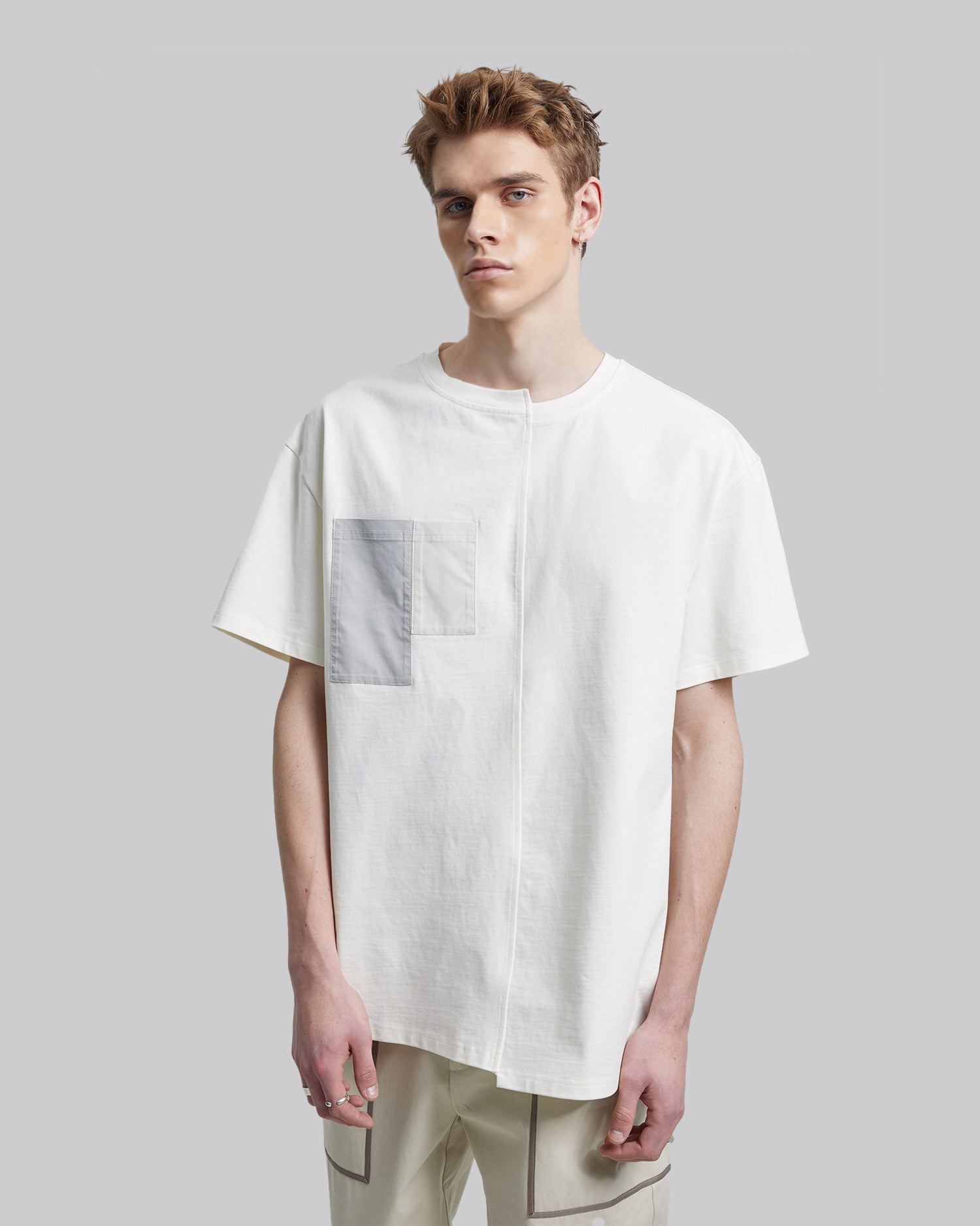 Paneled-Pocket T-Shirt image 2