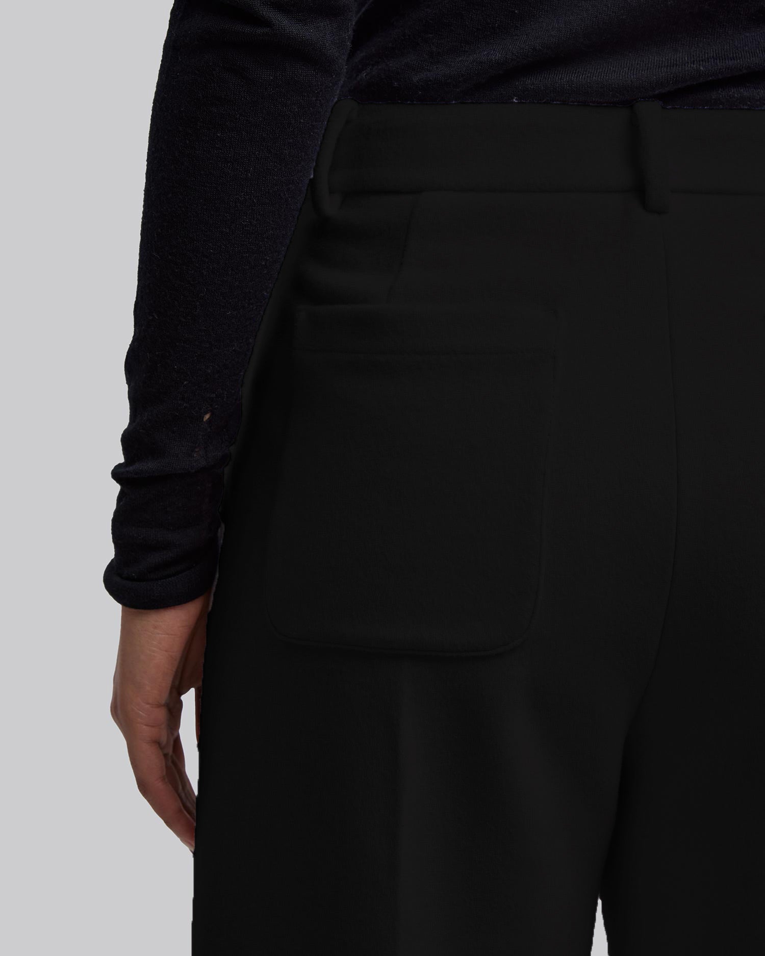 Black Wool Pants image 5