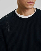 Distressed Crewneck Sweater image 3