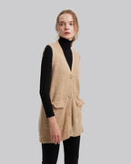 Patch Pocket Buttoned Vest image 3