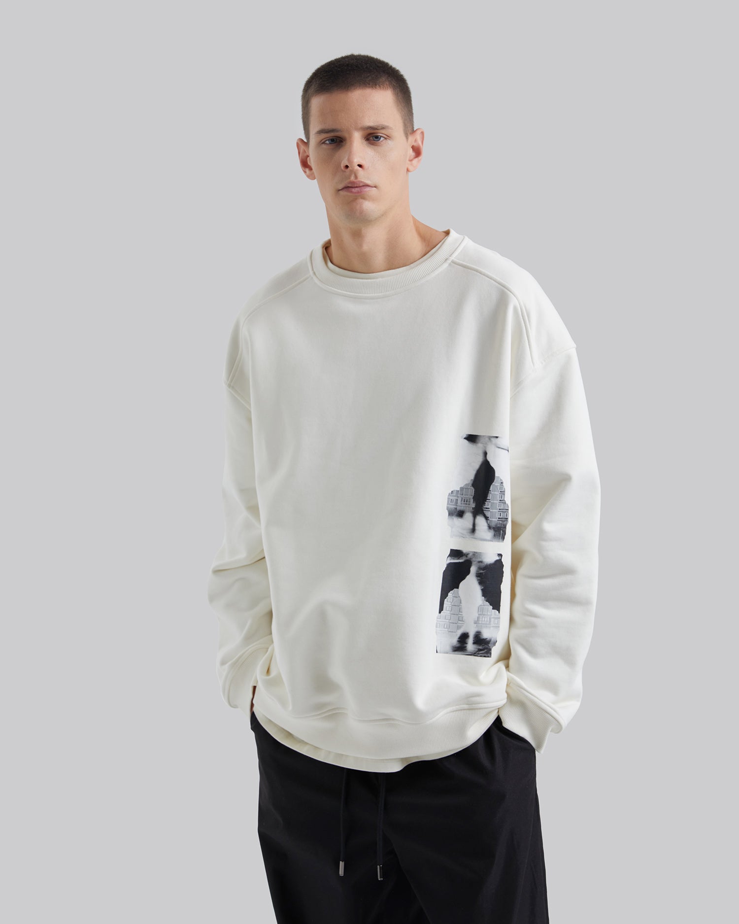 Graphic Cotton Sweatshirt image 1