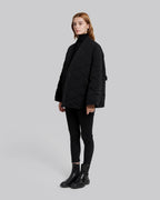 V-Neck Buttoned Puffer Jacket image 3