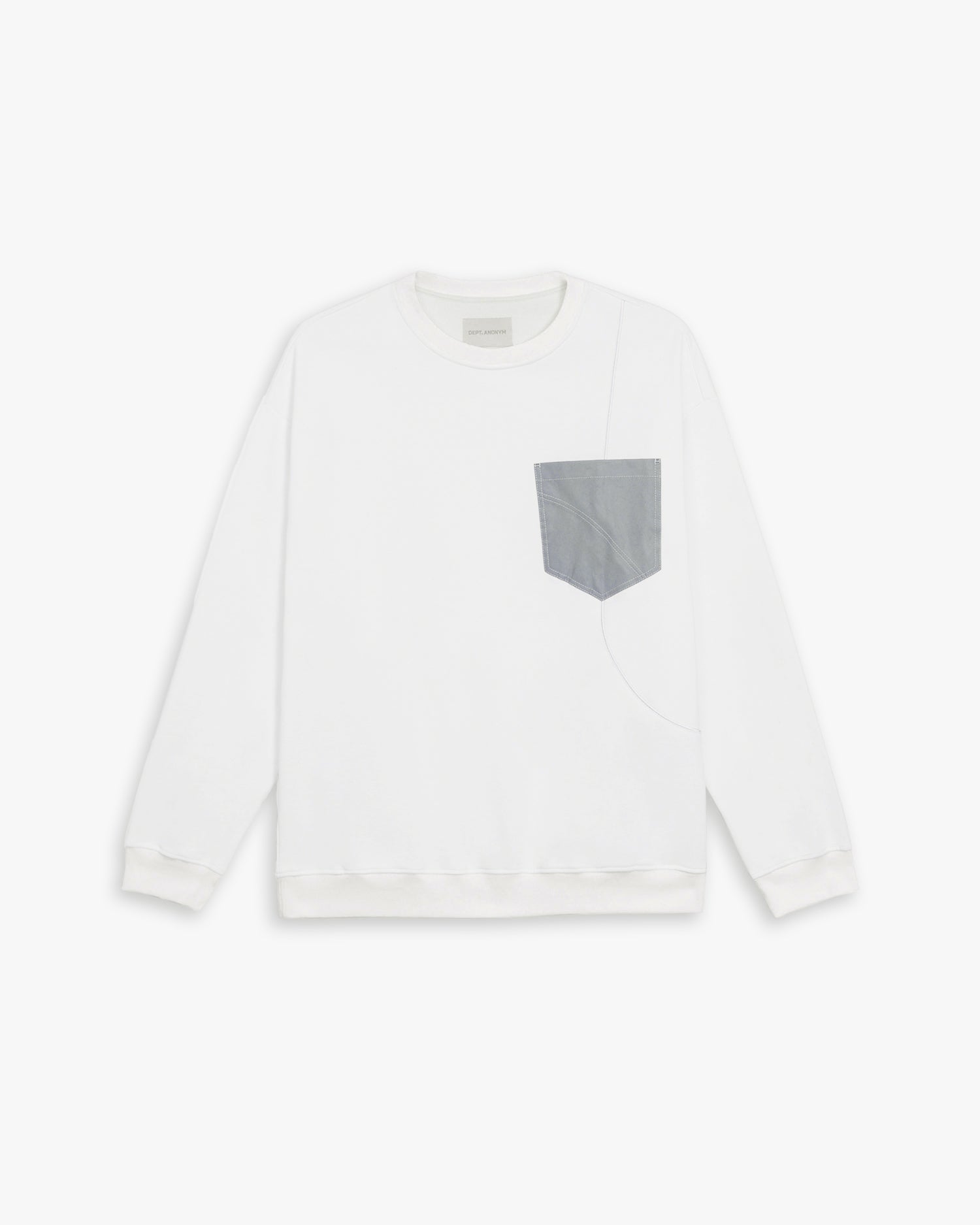Contrast Color Crewneck Sweatshirt image 0