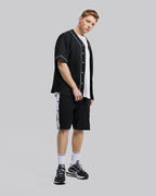 Short Sleeve Buttoned Cardigan - Black, S image