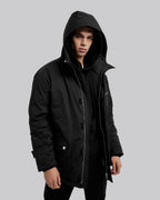 Hooded Cargo Down Jacket image 4