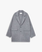 Grey Unisex Wool Jacket image 0