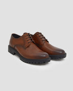 Classic Round Toe Oxford Shoes - Brown, 6 image