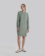 Hooded Dress - Sage Green, M image