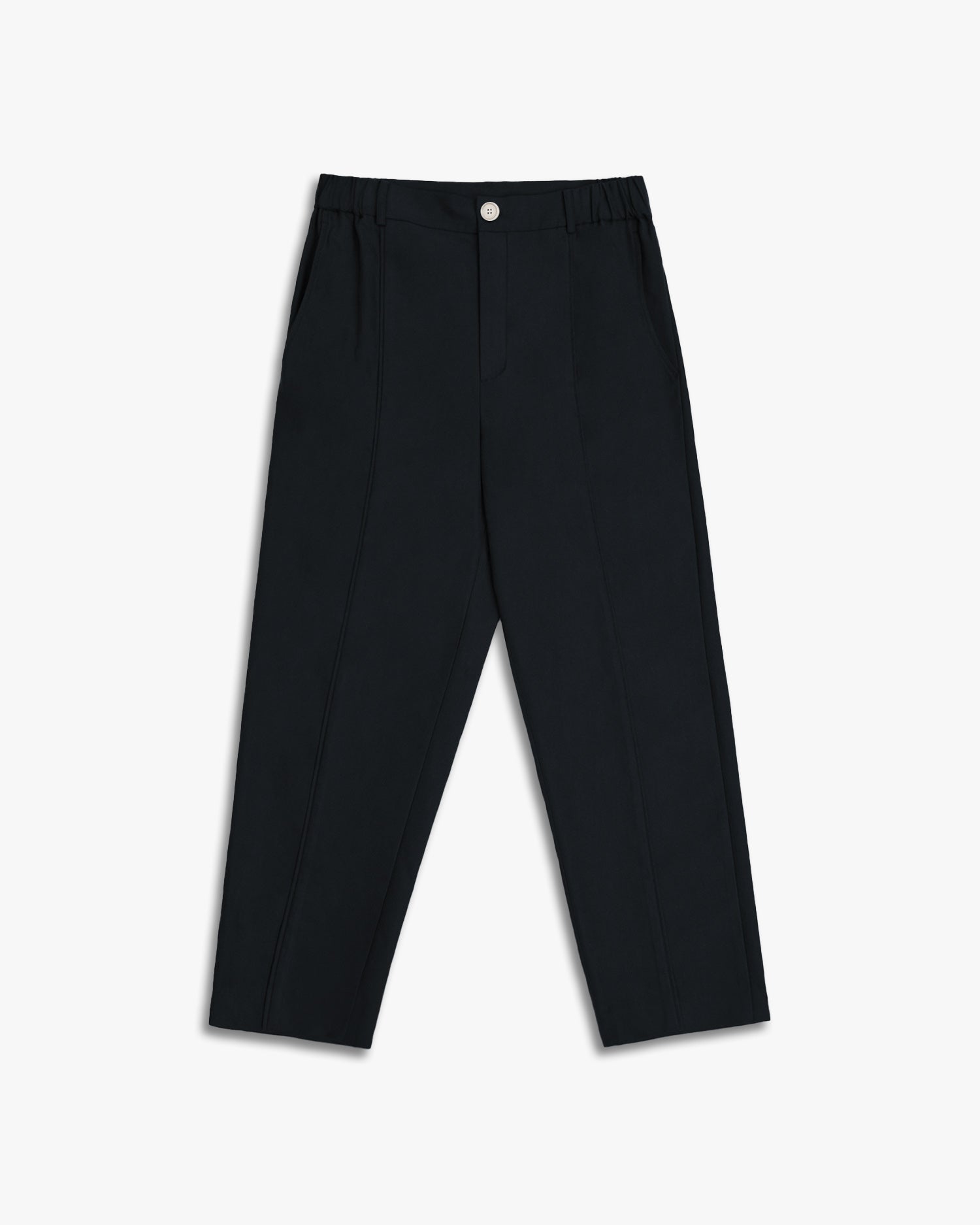 Cropped Roomy Pants - Midnight, M image