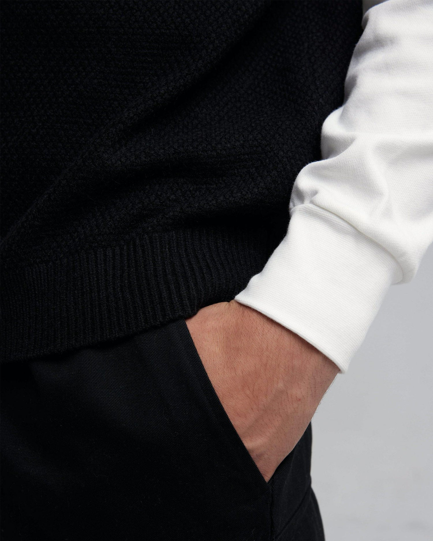 Faux Two-Piece Sweater image 5
